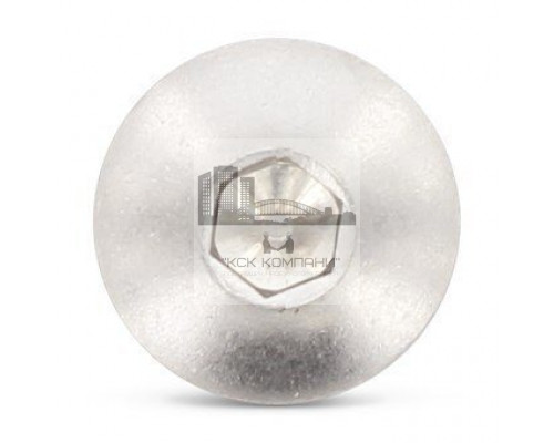 ISO 7380-1 A2 M8X60 A/F 5,5 Винт с полной резьбой и полукруглой головой без фланца