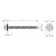 Art. 9057 A2 BZ 6,3X50 Саморез фасадный с тупым концом, шестигранной головкой и EPDM-шайбой 16 мм