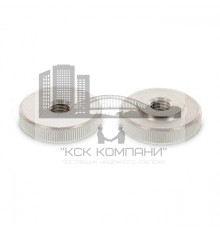 DIN 467 AISI 303 M 2 Гайка нержавеющая низкий тип с накатанной головкой low type