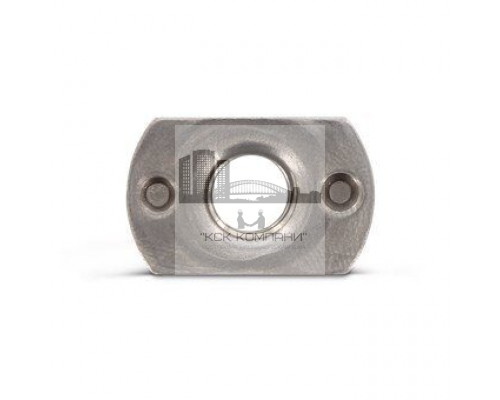 Art. 9060 A2 M 4 d 17 / h 6 Гайка нержавеющая с плоским фланцем форма B, приварная с двумя точками сварки