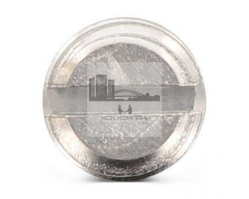 DIN 417 AISI 303 M 2,5X10 Винт установочный с прямым шлицем и цилиндрическим концом нержавеющий