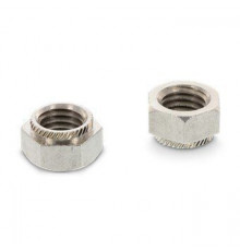 Art. 9064 М10 SW15  A2 Гайка нержавеющая шестигранная с резьбовой вставкой