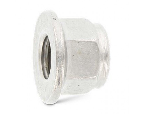 DIN 6926 М4 SW7 A2 Гайка, самоконтрящаяся, без зазубрин шестигранная фланцевая нержавеющая