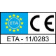 Art. 9246 AISI 410 4,0X30/18 TX15 Шуруп самосверлящий самозенкующий с потайной головой со второй фиксирующей резьбой и звездообразным шлицем TX (Torx) нержа