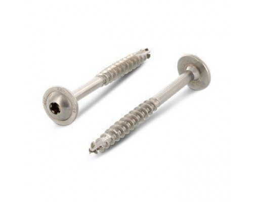 Art. 9250 A4 5,0X30/20 TX25 Шуруп с полукруглой головкой с пресс-шайбой, неполной резьбой и звездообразным шлицем TX (Torx) нержавеющий