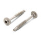 Art. 9250 A4 5,0X30/20 TX25 Шуруп с полукруглой головкой с пресс-шайбой, неполной резьбой и звездообразным шлицем TX (Torx) нержавеющий  купить в Москве