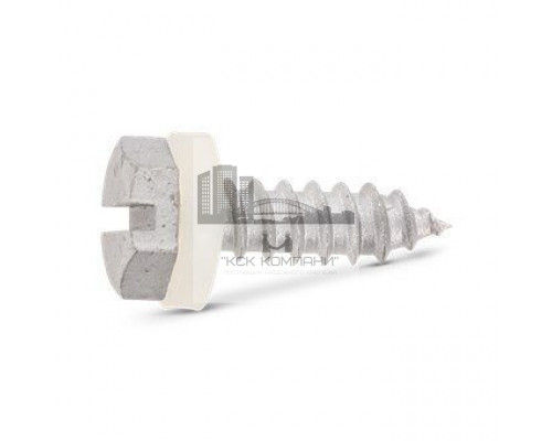 DIN 7976 A2 C 4,8X19 SZ, polyamide-washer 10 мм Саморез с шестигранной головкой и полиамидной прокладкой (10 мм)  купить в Москве