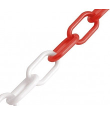 D6 Цепь декоративная красно-белая