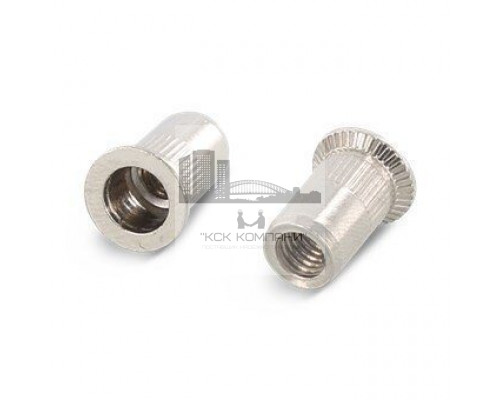 Заклепка М5х13.5мм Item 1023 A2 нержавеющая с потайным бортиком и насечками, резьбовая