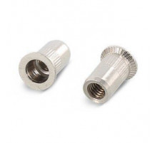 Заклепка М12х24мм Item 1023 A2 нержавеющая с потайным бортиком и насечками, резьбовая