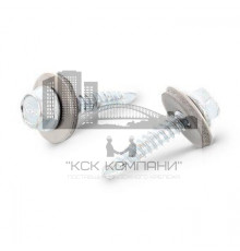 Art. 9504 A2/CV 6,0X25 Винт биметаллический самонарезающий сверлоконечный с уплотнительной шайбой 16 мм (сверл. способность 2 мм)