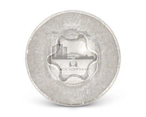 DIN 7504 AISI 410 O 2,9X9,5 TX8 Винт самонарезающий сверлоконечный с потайной головой форма O и звездообразным шлицем TX (Torx) нержавеющий  купить в Москве