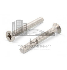 DIN 965 A4 M 2X6 H Винт с потайной головкой и крестообразным шлицем PH (Phillips) нержавеющий