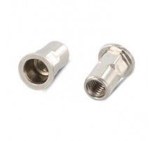 Заклепка М4х11.5мм Art. 1029 A4 нержавеющая с увеличенным цилиндрическим бортиком, резьбовая, шестигранная