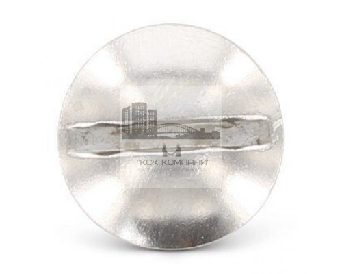 NF E 27-128 A2 M5X8 Винт с низкой полукруглой большой головой и прямым шлицем