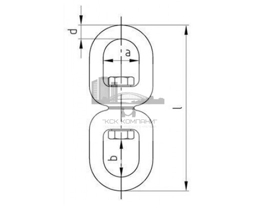 Art. 8254 A4 16 Вертлюг тип петля-петля нержавеющий  купить в Москве