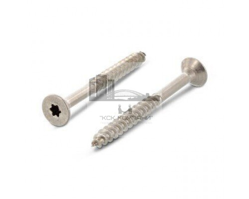 Art. 9047 A2 5,0X120/70 TX25 Саморез универсальный с потайной головой и шлицем TORX нержавеющий