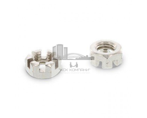 DIN 979 М30 SW46 A4 Гайка нержавеющая шестигранная корончатая