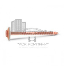 Art. 9187 A2-Cu 4,5X35 TX20 Шуруп по дереву с полупотайной головой с EPDM-шайбой (15 мм), шлиц TX