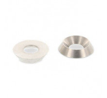 NF E 27-619 AISI 303 M 4 Шайба-розетка с полупотайной или потайной головкой для винтов и саморезов