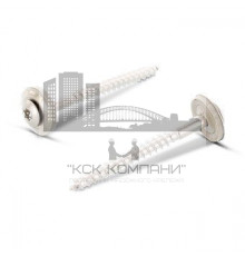 Art. 9187 A2 4,5X45 TX20 Шуруп по дереву с полупотайной головой с закрепленной EPDM-шайбой (15 мм), шлиц TX