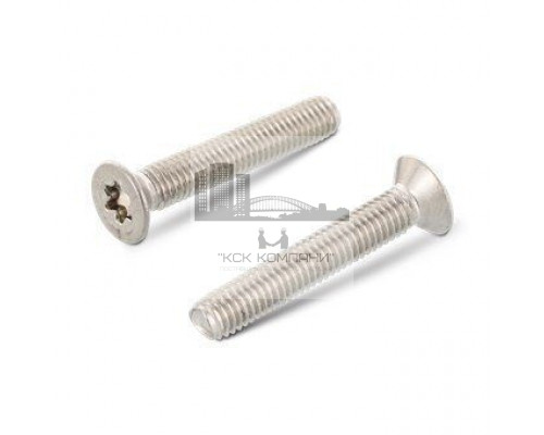 DIN 7500 A2 ME M3X5 TX10 Винт резьбовыдавливающий с потайной головой со сферой тип M, шлиц TX