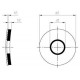Art. 9055 A2 6,7X19 Шайбы уплотнительные склееные с серым EPDM