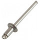 4x16 DIN 7337 A2/A2 Заклепка вытяжная A2 со стальным стандартным бортиком