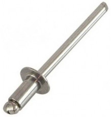 4.8x10 DIN 7337 A2/A2 Заклепка вытяжная A2 со стальным стандартным бортиком