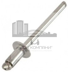4x6 DIN 7337 A2/A2 Заклепка вытяжная A2 со стальным стандартным бортиком