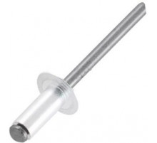 4.8x10 DIN 7337 Al/St Заклепка вытяжная алюминиевая со стальным стандартным бортиком