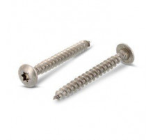 Art. 9083 A4 6X50 TX30 Шуруп самонарезающий с увеличенной низкой полукруглой головой и полной резьбой, шлиц TORX для дерева и дверных петель