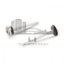 Art. 9067 A2 5,0X220 Z Шуруп по дереву с полупотайной головой с незакрепленной EPDM-шайбой (15 мм), шлиц PZ