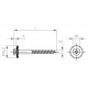 Art. 9087 A2 4,5X80 TX20 - RAL 9010 Шуруп c полупотайной головой и двухсоставной шайбой, звездообразный шлиц TX (TORX), с фиксированной EPDM прокладкой, нержавею