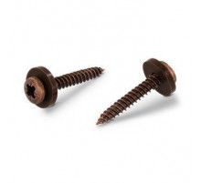 Art. 9066 A2 C 3,9X32 Z Саморез коричневый для подоконников c мелкой резьбой, шлиц PZ