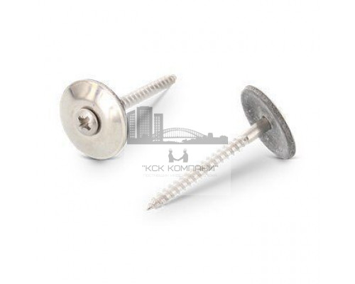 Art. 9169 A2 4,5X35 Z Шуруп по дереву с полупотайной головой с закрепленной EPDM-шайбой (25 мм), шлиц PZ