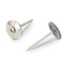 Art. 9169 A2 4,5X70 Z Шуруп по дереву с полупотайной головой с закрепленной EPDM-шайбой (25 мм), шлиц PZ