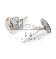 Art. 9169 A2 4,5X40 Z Шуруп по дереву с полупотайной головой с закрепленной EPDM-шайбой (25 мм), шлиц PZ