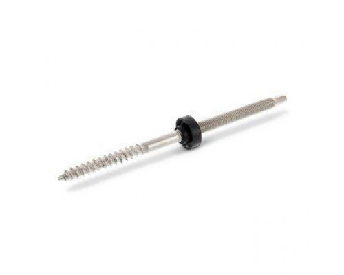 Art. 9082 A2 M 12X400 A/F 9 Винт-шуруп укомплектованный черной прокладкой EPDM нержавеющий (резьбовой нагель)