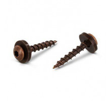 Art. 9066 A2 C 3,9X19 TX15 Саморез коричневый для подоконников c крупной резьбой, шлиц TX