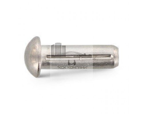 DIN 1476 A2 4X16 Штифт с полукруглой головой, насечкой по всей длине с трех сторон и фаской нержавеющий