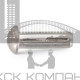 DIN 1476 A2 3X4 Штифт с полукруглой головой, насечкой по всей длине с трех сторон и фаской нержавеющий