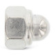 DIN 986 М20 SW30 A2 Гайка нержавеющая, колпачковая, шестигранная, самоконтрящаяся