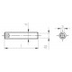 ISO 4026 A2 M 2X16 Винт установочный с шестигранным углублением под ключ и плоским концом нержавеющий