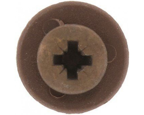 Art. 9066 A2 C 3,9X22 Z Саморез коричневый для подоконников c мелкой резьбой, шлиц PZ