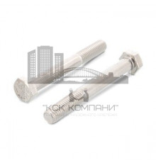 M6X110 ISO 4014 A4-80 Болт нержавеющий с шестигранной головой, неполная резьба