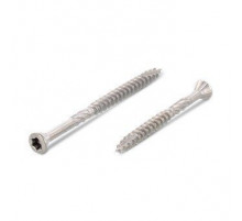 Art. 9242 AISI 410 5,0X80/48 TX25 Шуруп самосверлящий самозенкующийся с полупотайной головой с режущей кромкой и второй фиксирующей резьбой, углом голов
