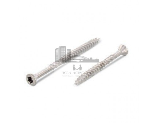 Art. 9242 AISI 410 4,5X80/48 TX20 Шуруп самосверлящий самозенкующийся с полупотайной головой с режущей кромкой и второй фиксирующей резьбой, углом голов