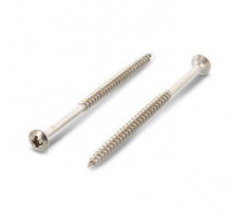 Art. 9049 A2 6,0X160/70 Z Саморез универсальный с полупотайной приподнятой головой и шлицем PZ нержавеющий