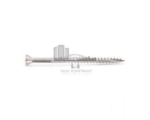 Art. 9242 AISI 410 4,5X45/30 TX20 Шуруп самосверлящий самозенкующийся с полупотайной головой с режущей кромкой и второй фиксирующей резьбой, углом голов  купить в Москве